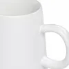 White ceramic mug, simple home coffee cup, 350ml Application Scenario